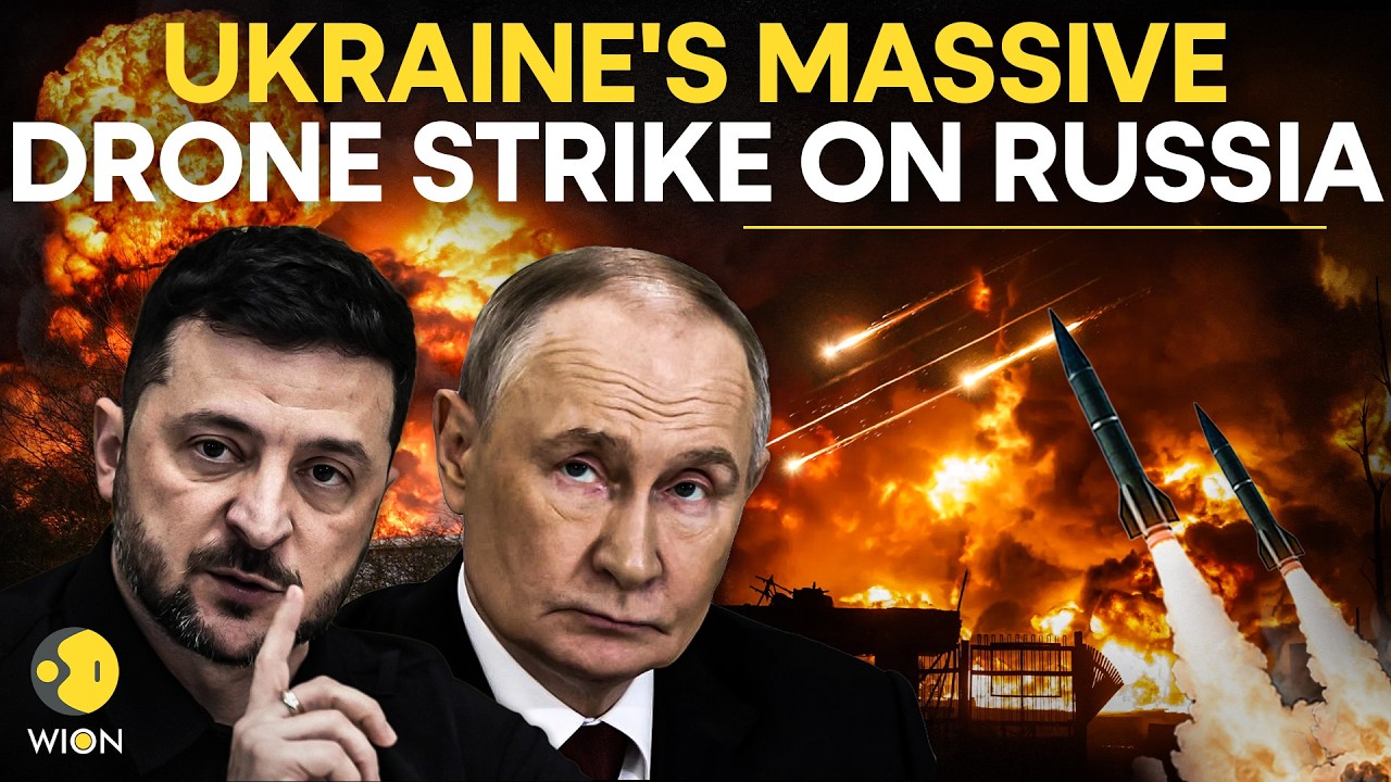 Russia-Ukraine War LIVE: Ukraine’s Biggest Drone Strike Yet? Russia Faces Widespread Attacks | WION