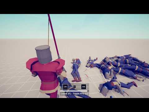 Totally Accurate Battle Simulator - Bloodline Squire(Me) vs 16 Squires and Shield Bearers