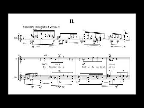 Manuel Lipstein: Winterruhe/Winter Calm - 4 Haiku for Tenor & Guitar (Ronan Caillet & Jesse Flowers)