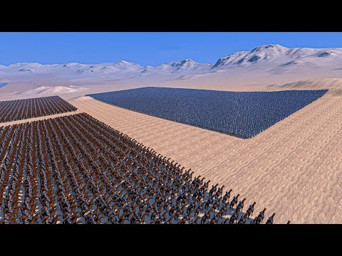 8.000 CAVALRY vs 20.000 SPEARMEN - Ultimate Epic Battle Simulator UEBS