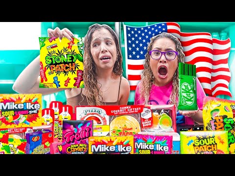 PROVANDO NOVOS DOCES AMERICANOS COM RAFAELLA BALTAR!