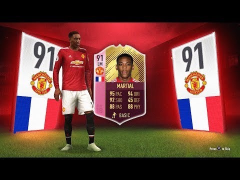 FUTTIES WINNER 91 MARTIAL SBC! - FIFA 18 Ultimate Team