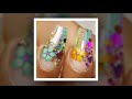 Dried flower nail art tutorial