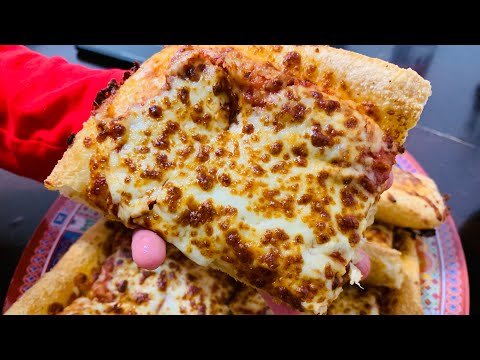 طرز تهیه پیتزا در کمتر از 10 دقیقه Pizza in under 10 minutes - Cheese Pizza - Veggie Pizza -