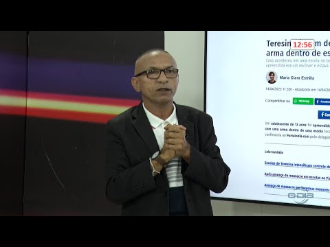 O especialista em Segurança Pública Arnaldo Eugênio comenta ações em escolas 14 04 2023