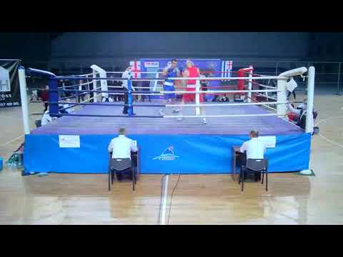 26-02-2022 (+92kg) RED Nasidze Rezo VS BLUE Begadze Nikoloz.Georgian Boxing Championship semi-final.