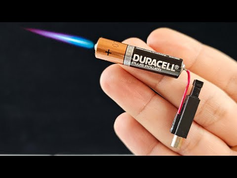 How to make simple welding machine from Battery & Piezo Igniter at home!