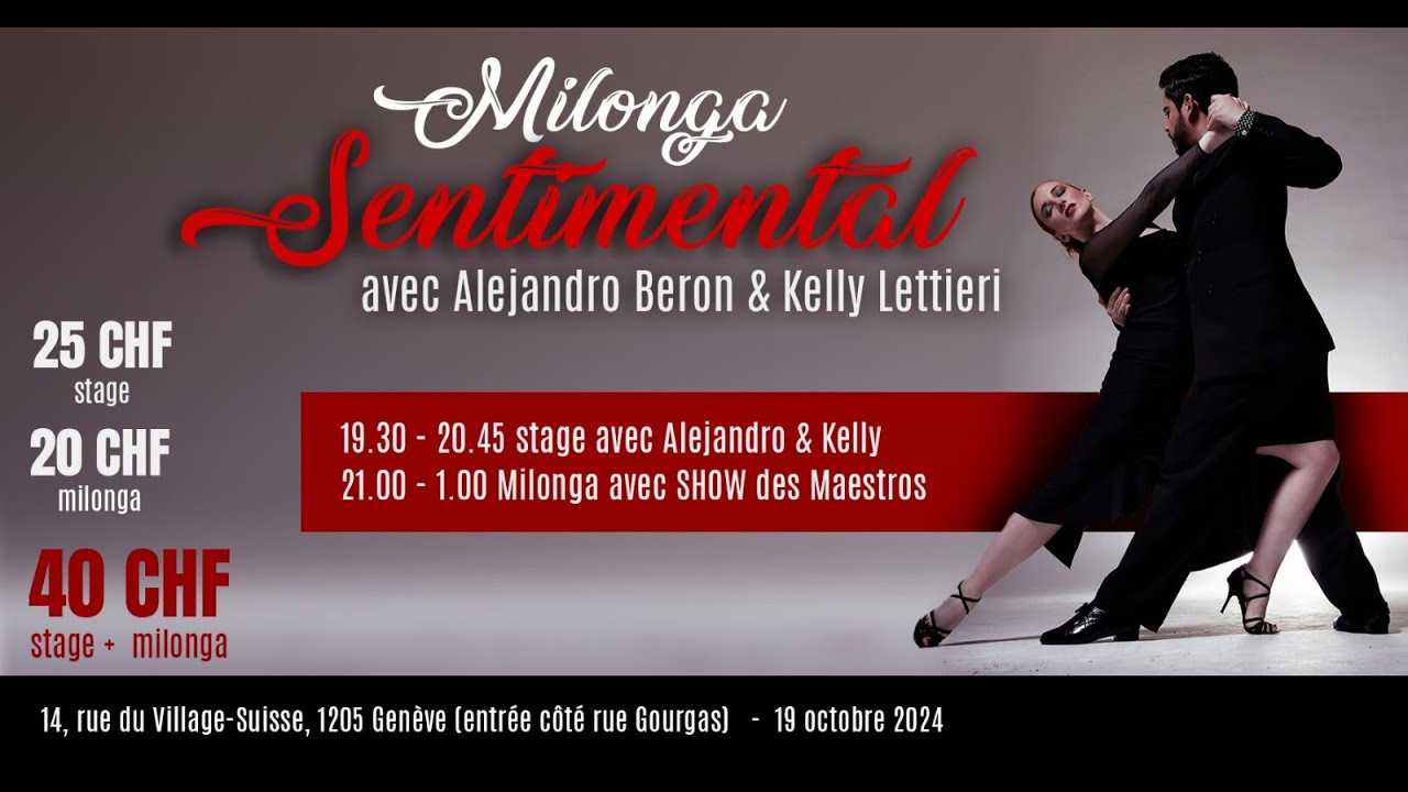 Alejandro Beron & Kelly Lettieri - Un momento, Aníbal Troilo - Raúl Beron @ Milonga Sentimental 🇨🇭