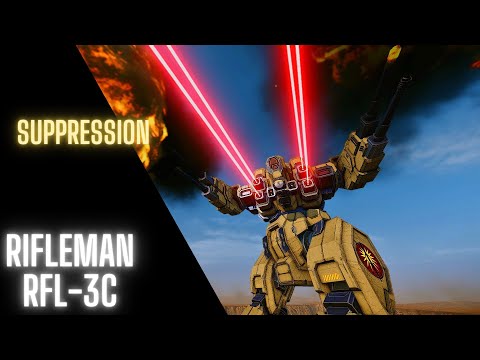 Many faces of Rifleman 3C. MechWarrior Online (MWO).