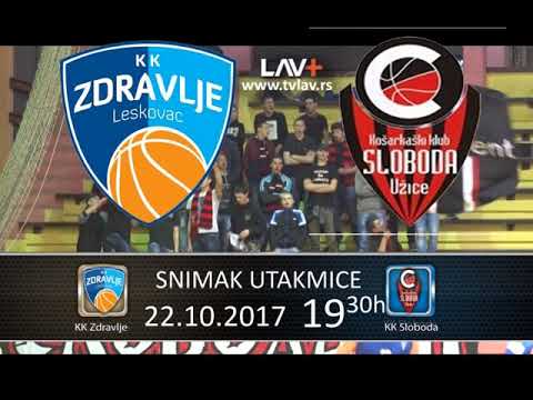 Snimak utakmice KK Zdravlje - KK Sloboda 22.10.2017 u 19 i 30h