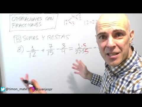 SUMAS Y RESTAS DE FRACCIONES CON DISTINTO DENOMINADOR. Método Caradura