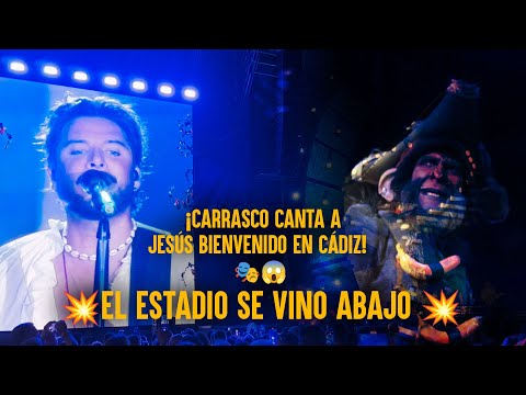 🎤 ¡Carrasco canta a Jesús Bienvenido en Cádiz! 😱 Así sonó el pasodoble de ‘Los irracionales’
