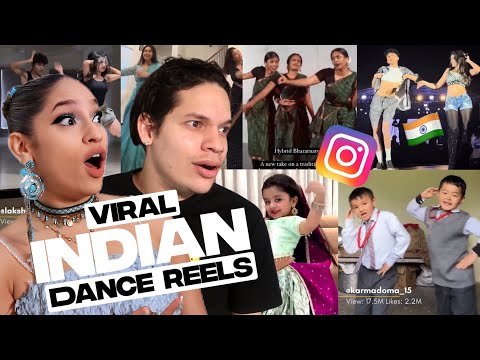 INDIAN DANCE is BEAUTIFUL! Latinos react to Indian DANCERS that went viral on REELS!