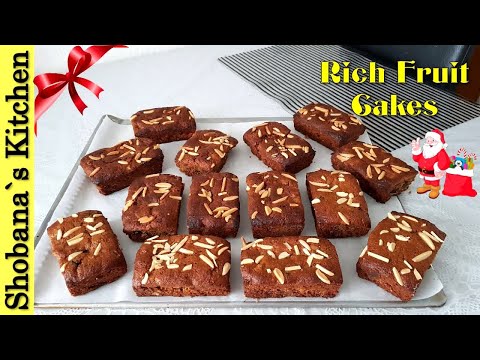 Mini Plum Cake Recipe - Christmas Special Plum Cake