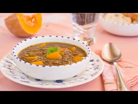Lentejas con calabaza | receta vegetariana