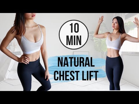 10 min Natural Boob Lift! Firming + Shaping Chest Workout ◆ Emi ◆