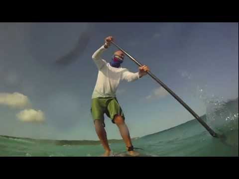 going over the falls in Katia (antigua)