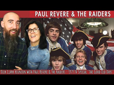 Dick Clark reunion with Paul Revere & The Raiders - The Good Old Days (REACTION) with my wife
