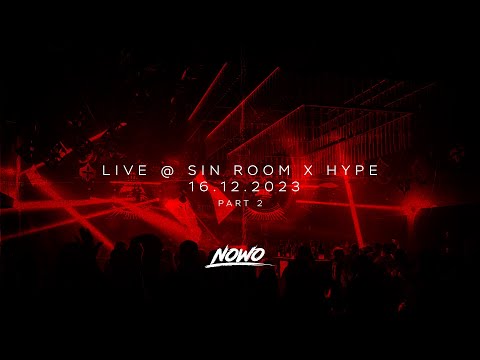 Nowo - Live @ Sin Room x Hype Pt.2 (16.12.2023) | Melodic Techno, Progressive House, Future Rave