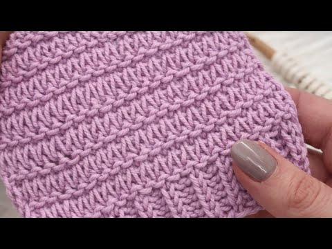 Double Layered Knit Stitch Tutorial