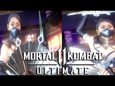 MK11 Kitana vs. Kitana - (Mirror Match) - All Intros Dialogues