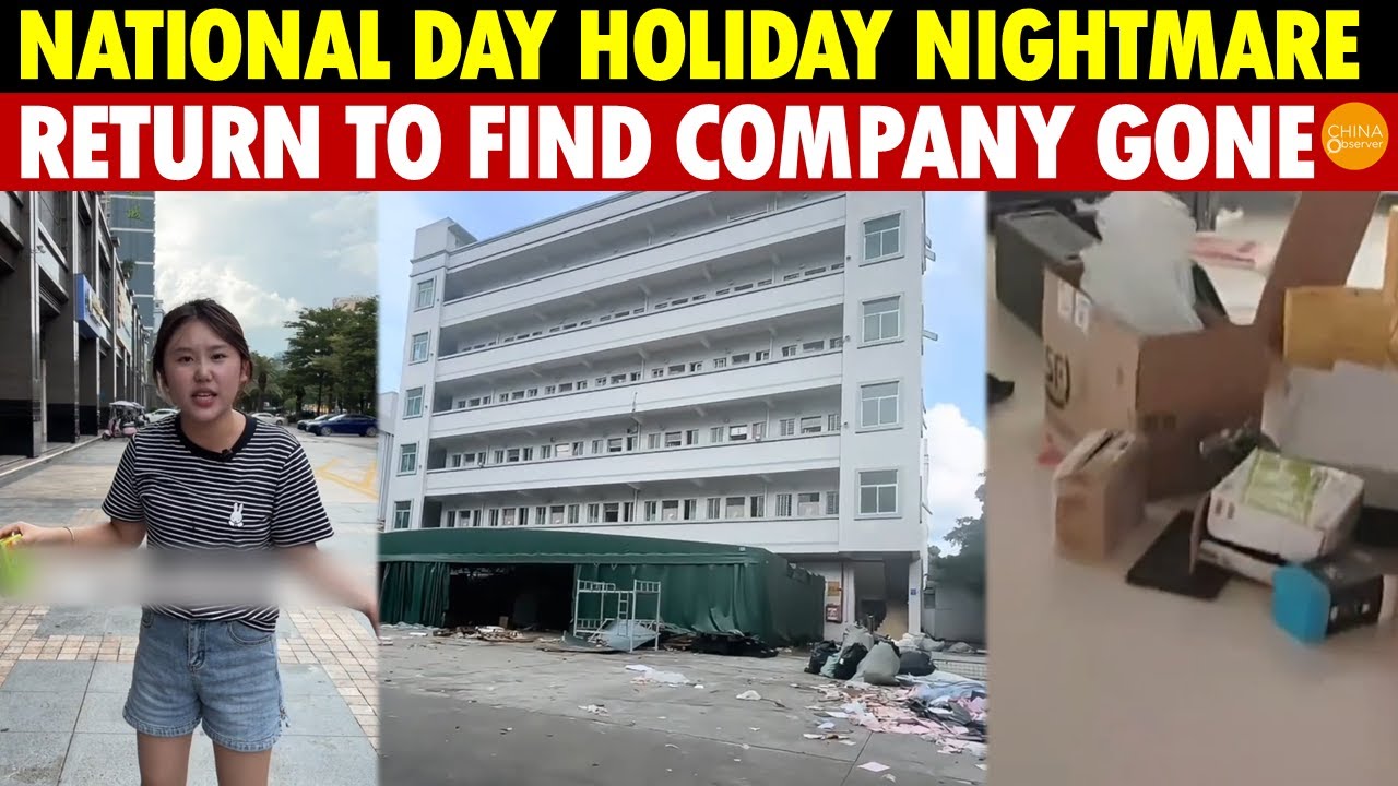 Return from National Day Holiday to Find Company Gone, Two Industries Turned into Jobless Shelters