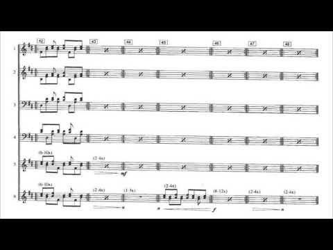 Reich - Six Pianos (1973) (with score)