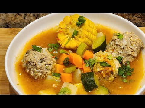 How to Make Albondigas Soup made with Ground Turkey