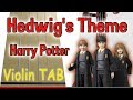 Hedwig's Theme - Harry Potter - Violin - Play Along Tab Tutorial