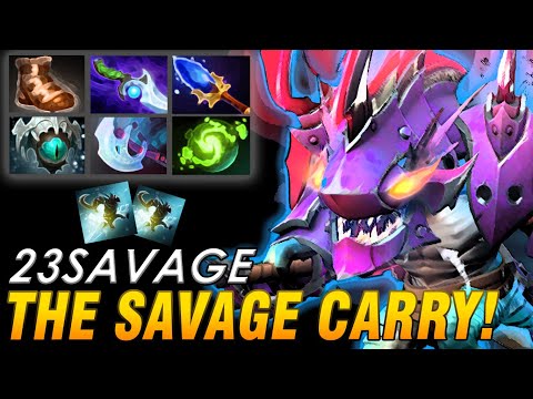Savage 28-1 Carry! 23savage Slark Pro Gameplay Highlights Dota 2