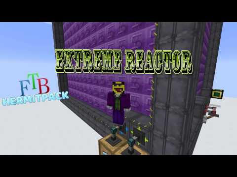 Extreme (Big) Reactor setup - 2MRF/t und 3,2 GRF/barren [Deutsch] Hermit Pack  - modded Minecraft