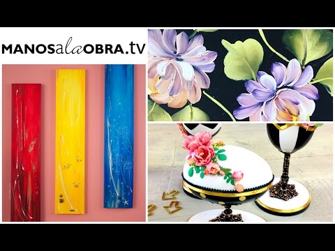 ManosalaobraTv 2017 Programa 2 - Mixed Media - Realeggza - Pinceladas