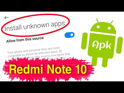 How to Turn Off Unknown Sources in Redmi Note 10 | Redmi Note 10 Unknown Sources Setting
