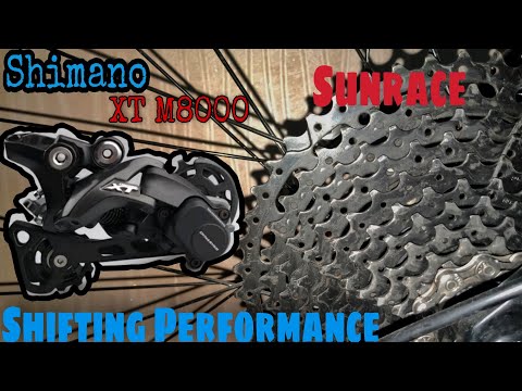Test Shifting Performance Shimano 11 Speed / With Sunrace Cassette Mixing Shimano XT M8000