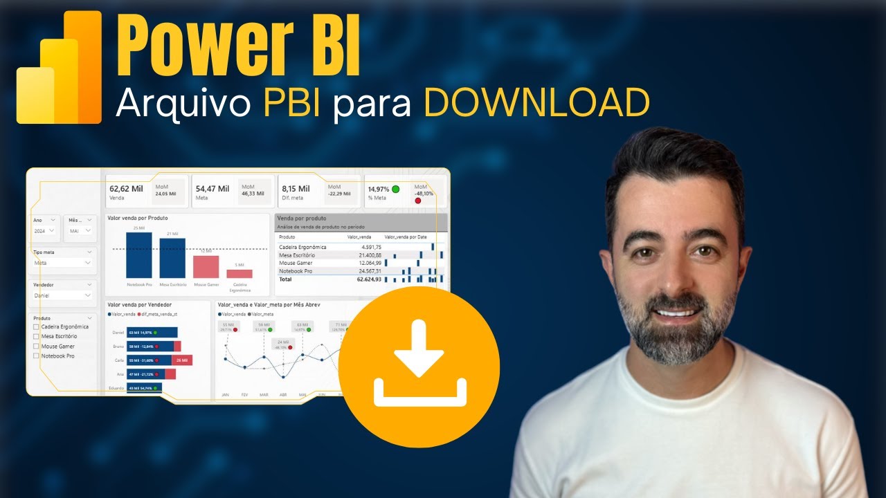 Dashboard completo no Power BI: Estrutura, visualizações e arquivo para estudo