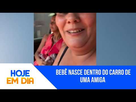 Nascimento de bebé dentro de carro emociona cidade no Mato Grosso do Sul | 'Hoje em Dia'