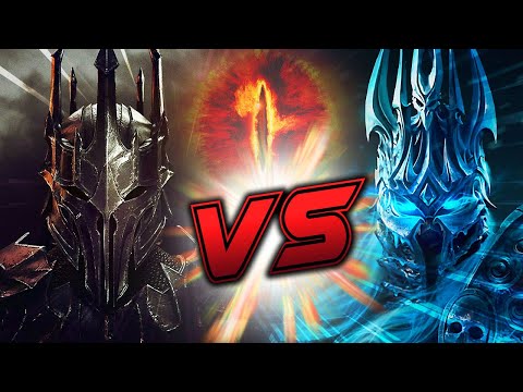 Sauron VS Lich King 3D Animated DEATH BATTLE!