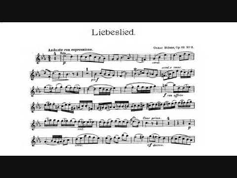 Oskar Böhme: Liebeslied, op.22 n.2 (Helmut Fuchs, cornet)