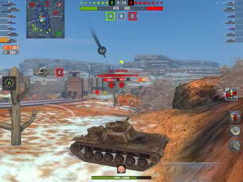 Wot Blitz - T110E5 - +5500 dmg [ batyka_ ]