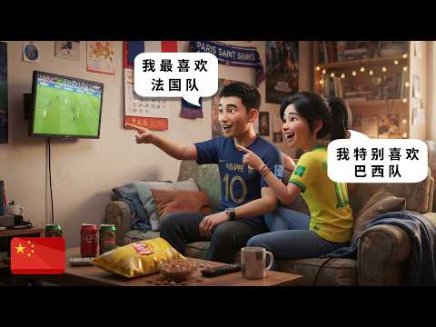 60 minutes of Chinese Conversation Practice for Beginners | World Cup | HSK 1–2