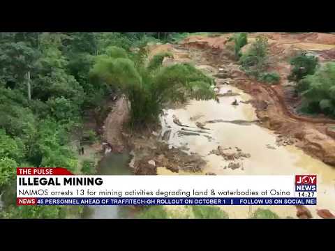 NAIMOS arrests 13 for mining activities degrading land & water bodies at Osino | The Pulse (25-9-26)