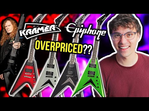 Let's talk about the "affordable" Dave Mustaine's New Epiphones and Kramers...