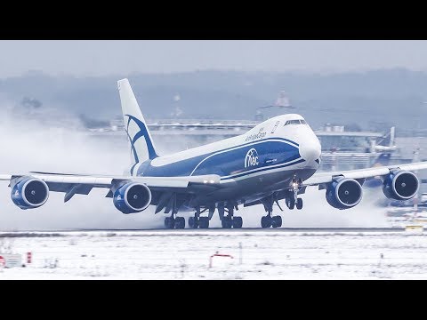 Cargospotter 2017 - 45 Minutes of AVIATION - AIRBUS A380, BOEING 747 - DUS MIX