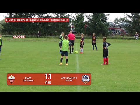 PIAST GRODZIEC 1:1 APR ORANJE II KONIN (BRAMKI)