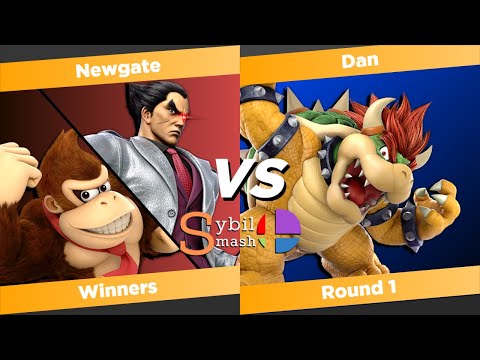 Sybil Smash Winners Round 1 - Newgate (Kazuya, DK) Vs. Dan (Bowser) SSBU Tournament