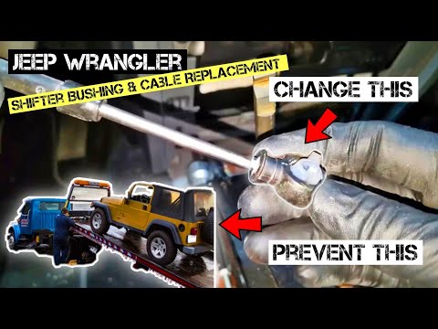 Shifter Cable Replacement Bad Bushing 68064273AB Jeep Wrangler Jk jl