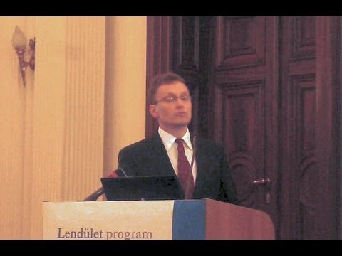 Lendület 2013   MTA   Varga Dezső, fizikus bemutatkozása 11