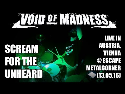 Eugene Ryabchenko - Void Of Madness - Scream For The Unheard (drum cam)