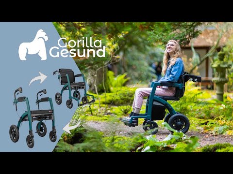Rollz Motion Performance | Der 2-in-1 Rollator und Transportrollstuhl | Gorilla Gesund