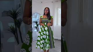 Beautiful African cotton dress #zamakalefashion #latestafricaprint #africanfashion #fashion